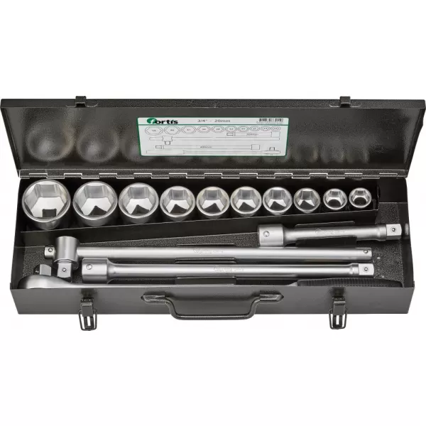 Gola sada 3/4" 14 ks  24-50mm FORTIS