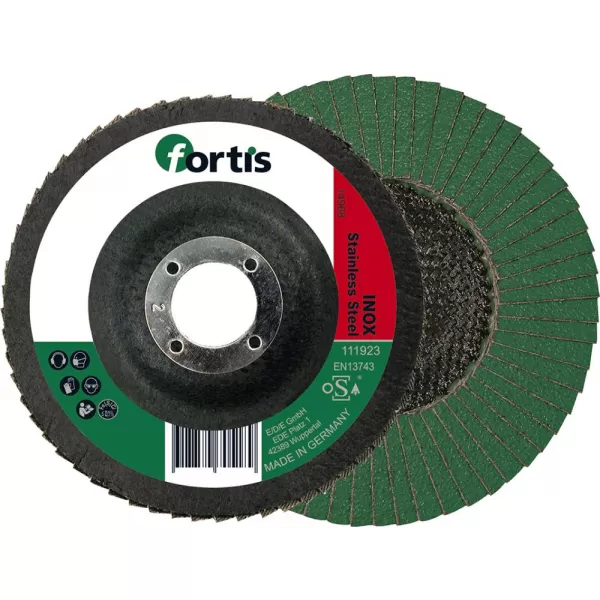 Kotouč lamelový 115mm K40 klenutý ocel/inox FORTIS
