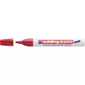 Průmyslový permanentní popisovač červený 8300 Edding