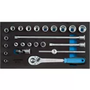 Nástrojový modul CT1/3 Sada nástrčné klíče 3/8" GEDORE