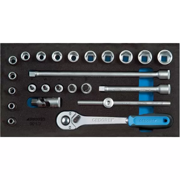 Nástrojový modul CT1/3 Sada nástrčné klíče 3/8" GEDORE