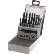 Sada vrtáků do kovu 1-10mm 19ks  D338N HSS-Co FORTIS