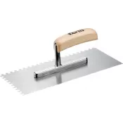 Zednická lžíce zoubkovaná 280x130mm 6x 6mm FORTIS