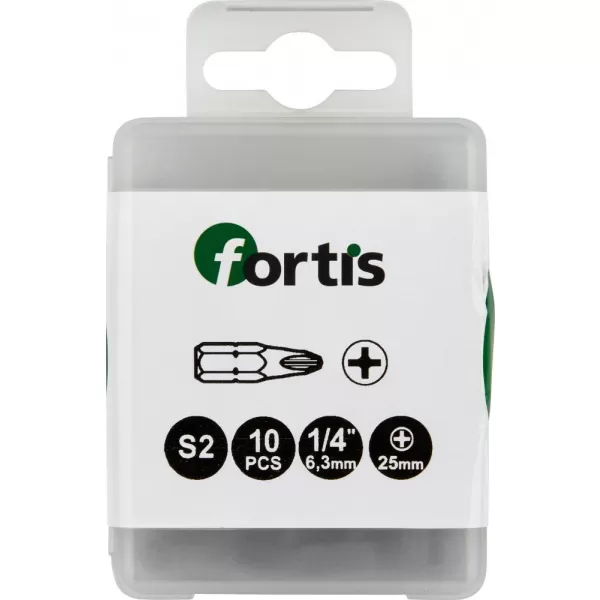 Bit 1/4" DIN3126 C6,3Bit PH 1x25mm a10ks.FORTIS