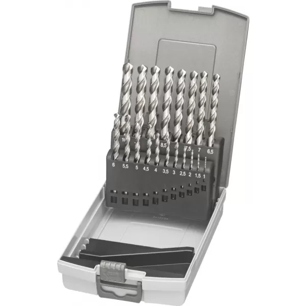 Sada vrtáků do kovu 1-10mm 19ks D338N HSS-Co FORTIS