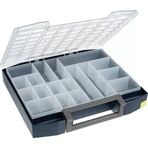 Sortimentový kufřík polycarbonat boxxser 80 8x8-20 modrý raaco