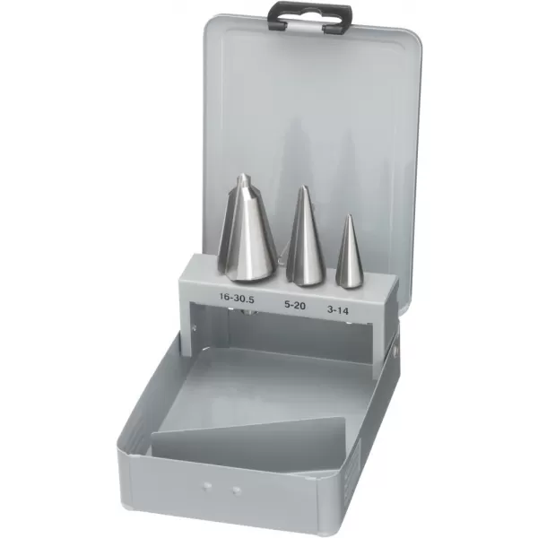 Vrták stupňovitý 3-30,5,0mm HSS 3ks FORTIS