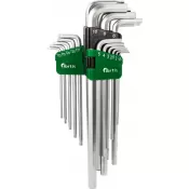 Sada imbus klíčů 18 ks 1,5 -10/ T10-T50 dlouhá FORTIS