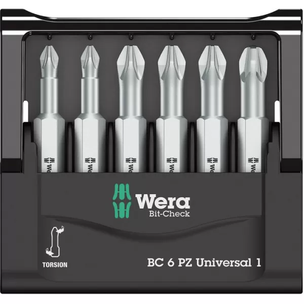 Sada bitů Bit-Check 6 PZ univerzální 1 Wera 05056471001