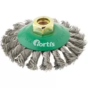 Kužel. kartáč nerez. drát 100mm copanový FORTIS