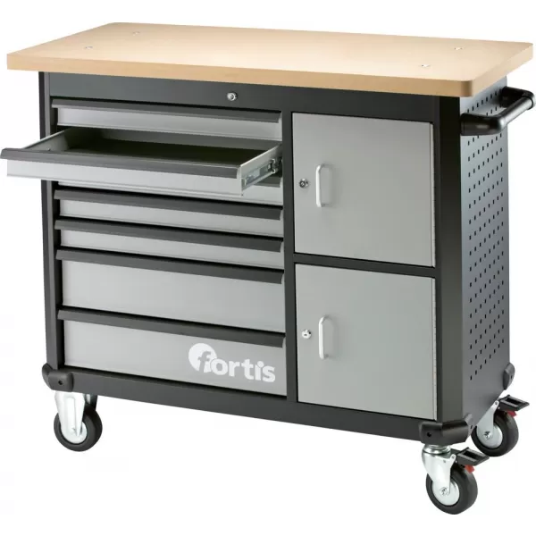 Pojízdný pracovní stůl 1170x560x1020mm FORTIS