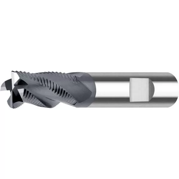 Hrubovací fréza dlouhá DIN6527 HM AlTiN+ typ HR 4mm FORTIS