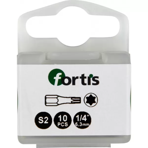 Bit Torsion 1/4“ DIN3126 C6,3 T10x25mm Balení FORTIS 10ks
