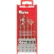 Univerzální vrták-Set 5díl. 4,5,6,8,10x120mm FORTIS