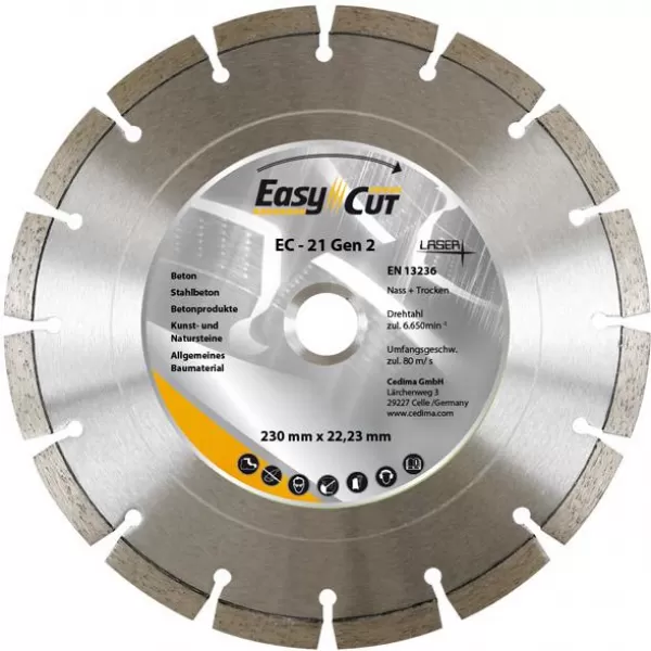 Kotouč diamantový EC-21.2 300x2,8x12x20mm CEDIMA