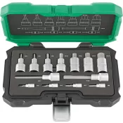 Sada nástrčných imbus klíčů 1/4"+1/2" 13-díl. FORTIS