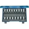 Sada nástrčkové klíče 1/2" T20 do T60 a E10 do E24 17 ks. GEDORE