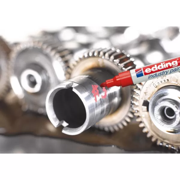 Průmyslový lakovací značkovač 8750 bílá edding