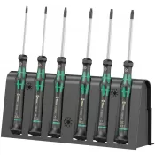 Sada šroubováků TORX pro elektroniku s otvorem 6 ks. Wera 05118154001