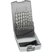 Sada vrtáků do kovu 1-10mm 19ks  D338N HSS-Co FORTIS