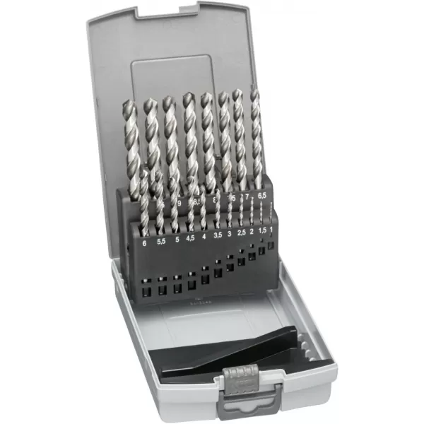 Sada vrtáků do kovu 1-10mm 19ks  D338N HSS-Co FORTIS