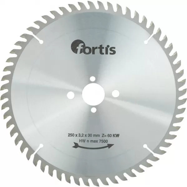 Kotouč pilový 250x3,2x30mm Z60KW HW Fortis