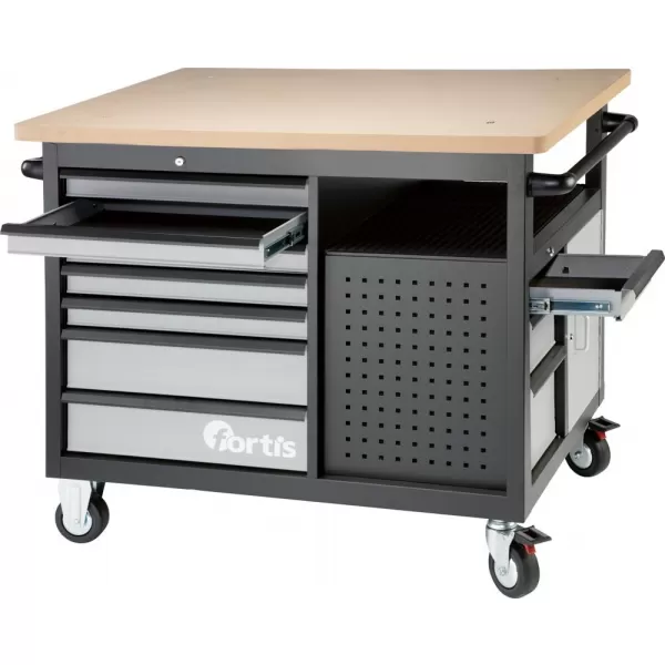 Pojízdný pracovní stůl 1120x790x1005mm FORTIS
