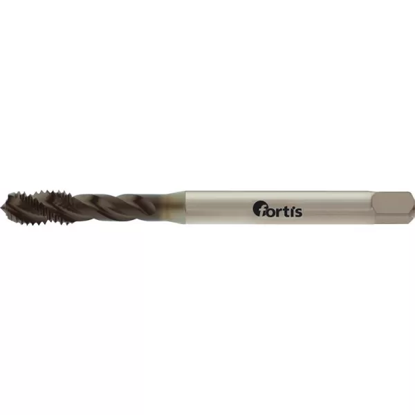 Strojní závitník DIN371 HSS-Co5 černěný typ INOX 6H tvar C M6 FORTIS