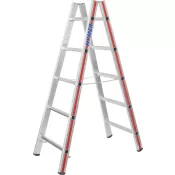 Schůdky hliníkové oboustranné 2x10 příček Hymer