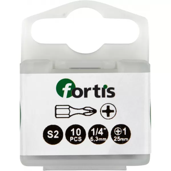 Bit Torsion 1/4“ DIN3126 C6,3 PH1x25mm Balení FORTIS 10ks