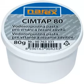 Řezná pasta CIMTAP 80g vodou ředitelná, poměr ředění až 1:4 (1 díl pasty : 4 dílům vody)