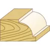 Fréza čtvrtkruhová HW R3,2 18,7x10,5x52 FORTIS