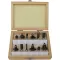 Sada fréz HW 12 ks S8 v dřev. boxu FORTIS