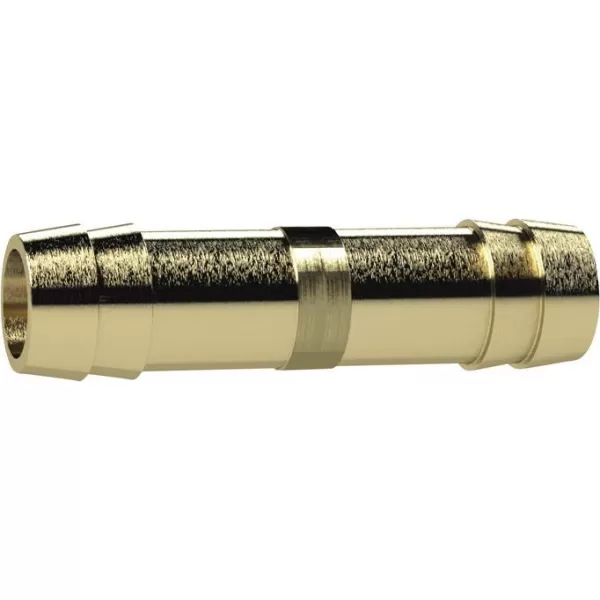 Dvojitá koncovka hadice mosaz pro vnitřní Ø hadice 6mm RIEGLER
