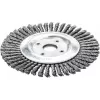 Kartáč na potr.,ocelový drát 178x6mm splét. 0,5mm Lessmann