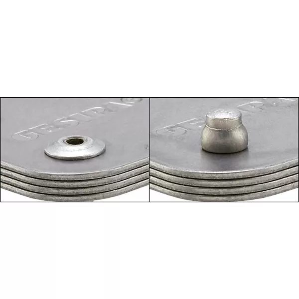 Trhaci nyt CAP hlinik/ocel plocha kulata hlava 4x9,5mm GESIPA bal. 500ks