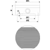 Magnetické kulaté sklíčidlo permanentní magnety RNF 08 FLAIG