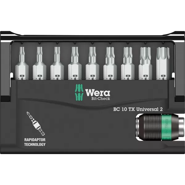 Sada bitů Bit-Check 10 Universal 2 Wera 05057115001