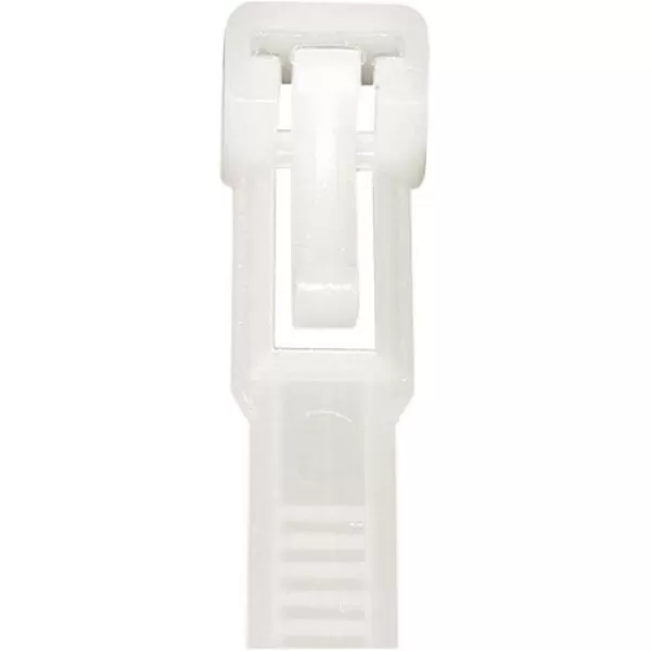 Vázací páska na kabely nylon přírodní 360x7,5mm po 100ks uvolnitelné SapiSelco