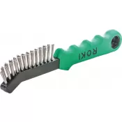 Drát.kartáč ROKI V4A hlad. 0,3mm Lessmann