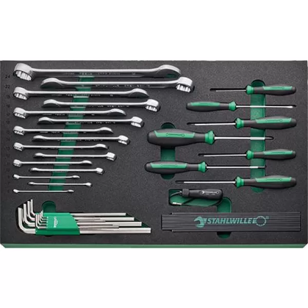 Vozík na nářadí, naplněný 93/130 130dílná Stahlwille