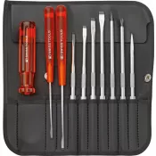 Sada výměnných čepelí 10 ks v rolovací tašce PB Swiss Tools