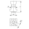 Upevňovací sada 7600BF-30 M16x20 AMF