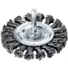 Kartáč kulatý stopkový nerez taž. 75x0,5mm Lessmann