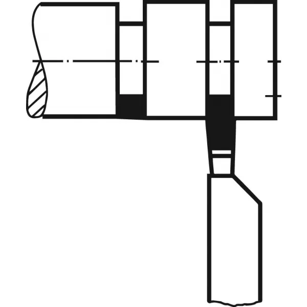 Soustružnický nůž HM DIN4981 pravý 25x16x140mm P25/30 WILKE