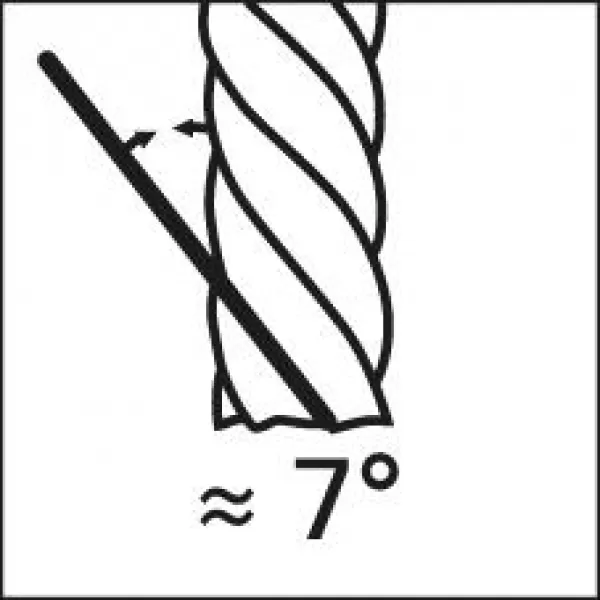Ruční výstružník D206 HSS tvar B 10,0mm FORMAT