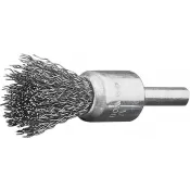 Kartáč štětcový,ocel.dr. vlnitý 12x20/60x0,3mm Lessmann