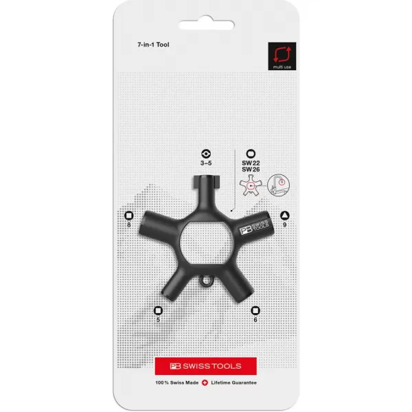 Klíč k rozvaděčům 7 v 1 Tool PB Swiss Tools