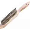Kartáč na kout.svary V4A hladká, 3-řadový 0,3mm Lessmann