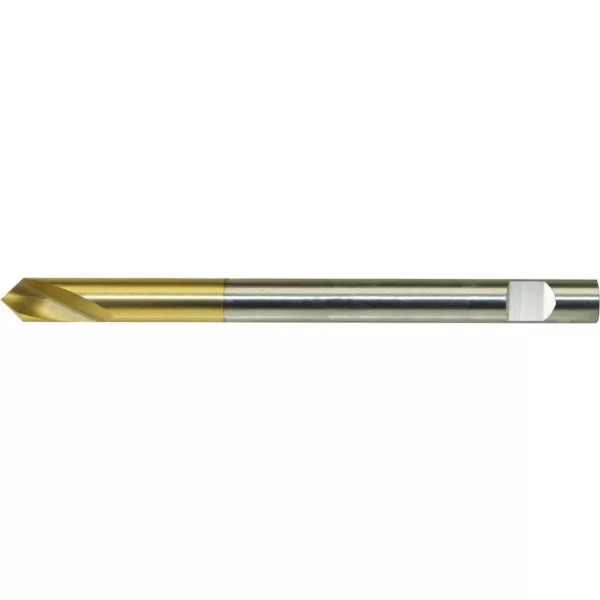 Návrtový vrták NC dlouhý DIN1835 HSSCo5 TiN tvar B 90° válcová stopka 12,0mm FORMAT